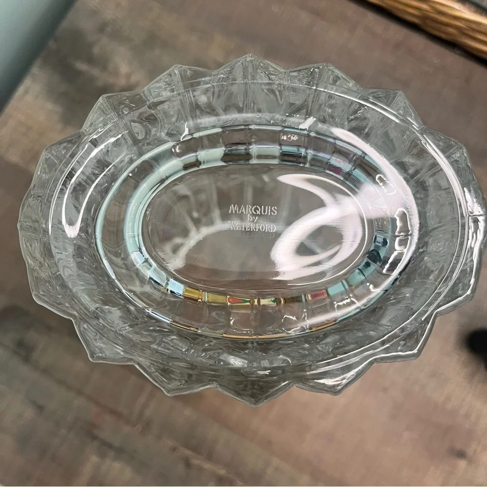 Marquis by Waterford 8.5” Oval Crystal Vase